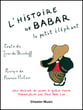 L'Historie de Babar piano sheet music cover